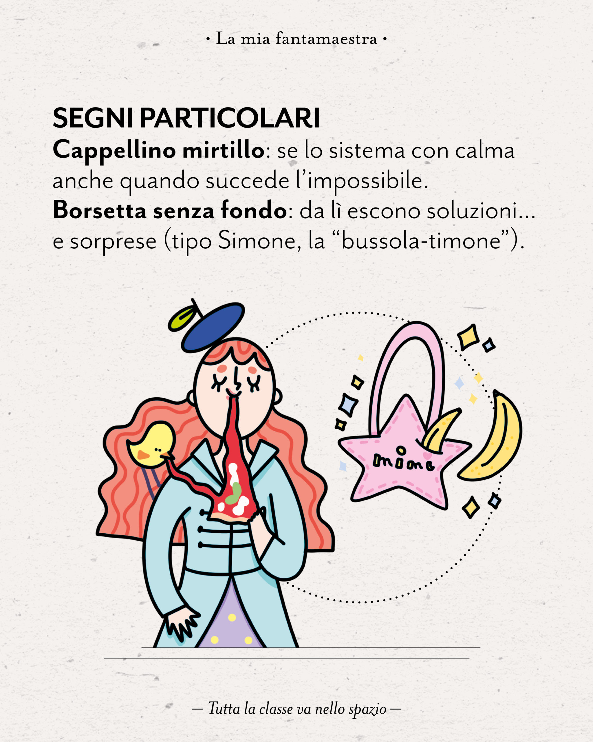 Identikit della Fantamestra, protagonista dei libri di Lara Follin